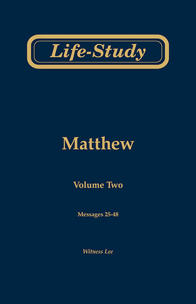 Life-study of Matthew, vol. 2