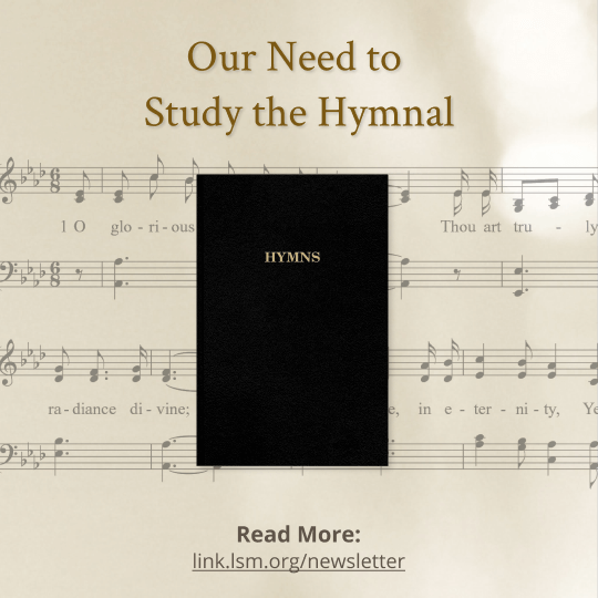 Our Need to Study the Hymnal