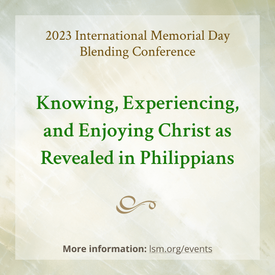 International Memorial Day Blending Conference