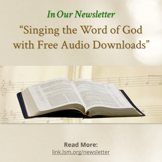 Singing the Word of God with Free Audio Downloads