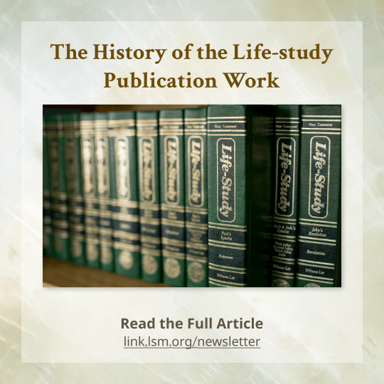The History of the Life-study Publication Work