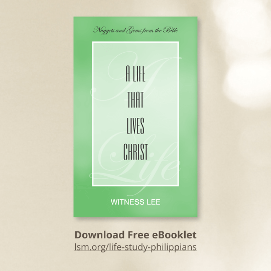 A Life That Lives Christ