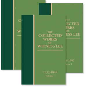 The Collected Works of Witness Lee
