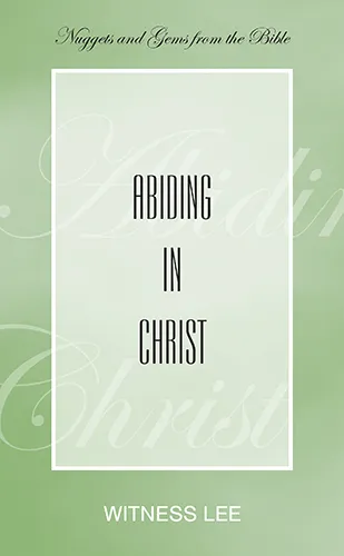 Abiding in Christ