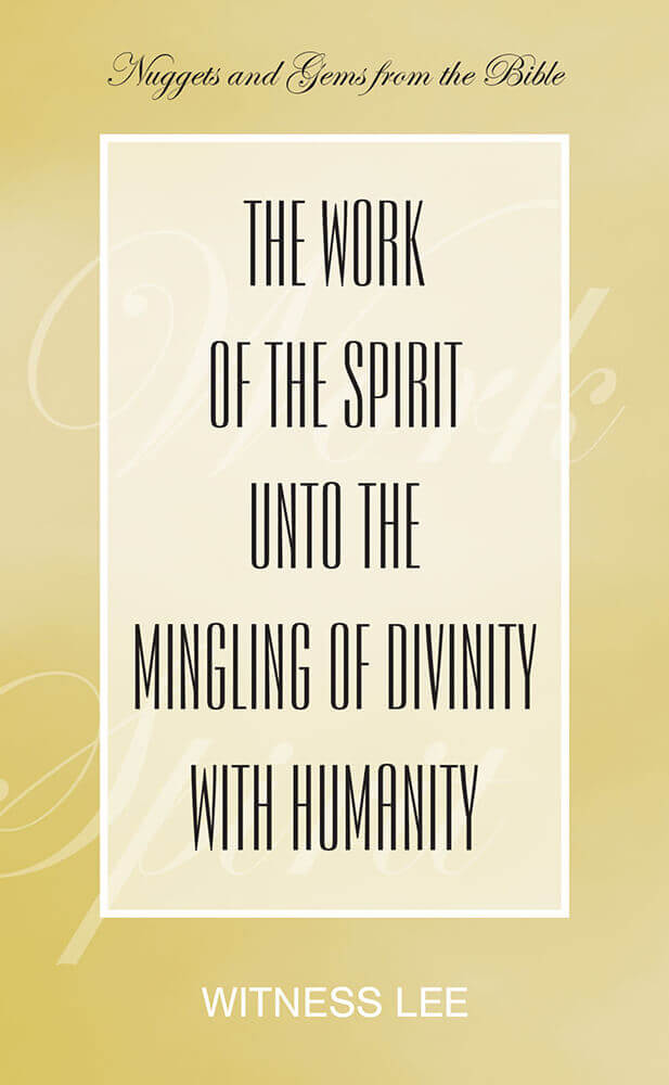 The Work of the Spirit unto the Mingling of Divinity with Humanity