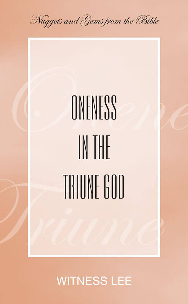 Oneness in the Triune God