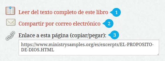 Options for Sharing Excerpts
