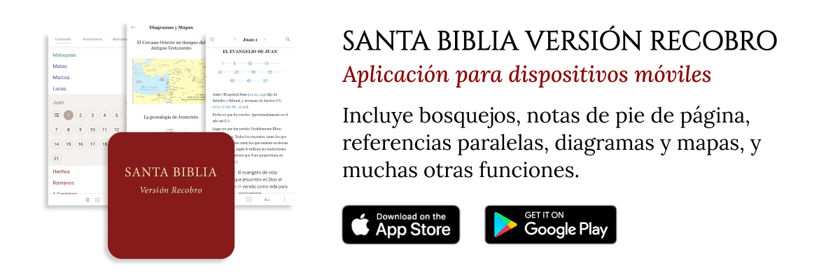 Santa Biblia Versión Recobro aplicación para dispositivos móviles