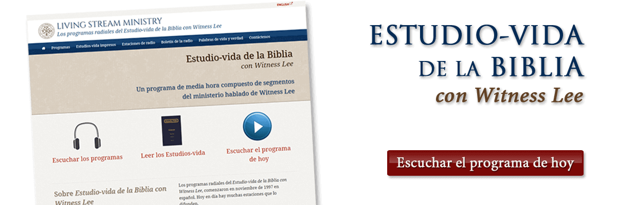 Escuchar el programa del Estudio-vida de la Biblia de hoy